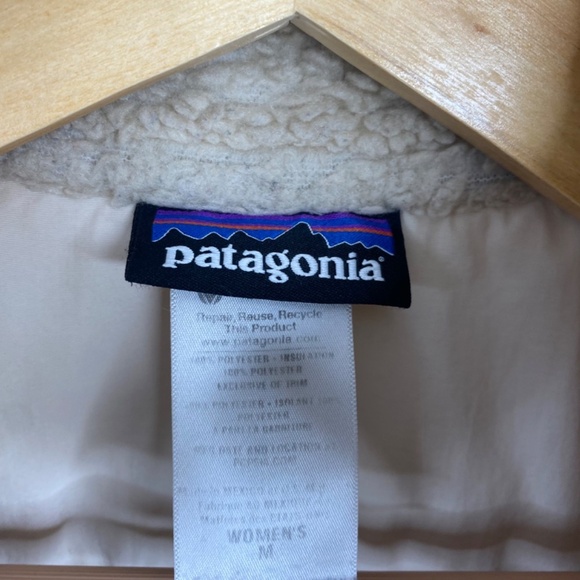 Patagonia Retro-X Full Zip Fleece Jacket M High Deep Pile Sherpa Cream Teddy - Picture 7 of 12